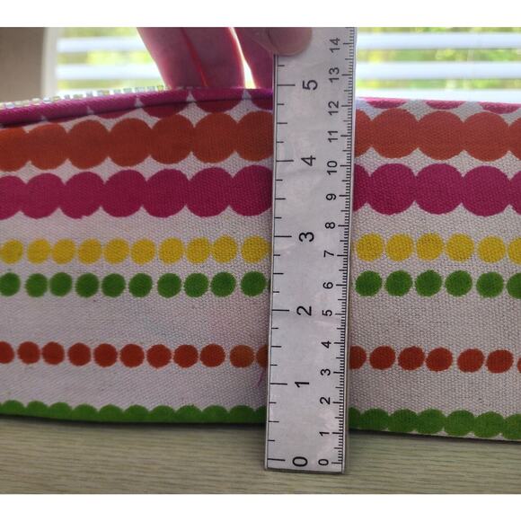 TOTE-NEWPORT NEWS-Bright Colors-Sequins-Beads-Beach-Carry On - Picture 10 of 16